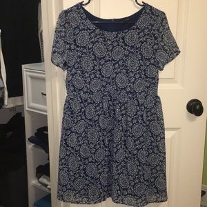 As U Wish royal blue dress